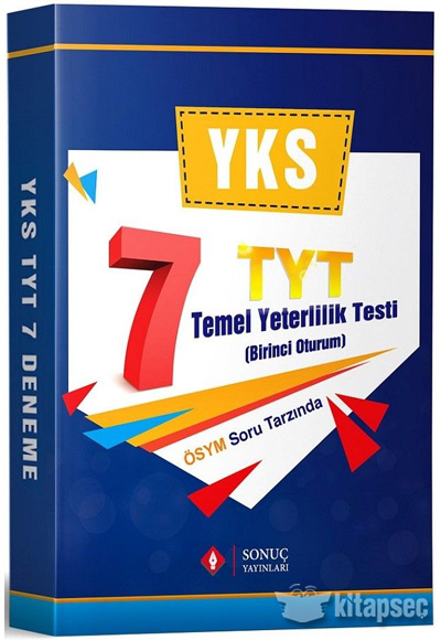 Sonuç Yayınları TYT Deneme 7Li ile ilgili görsel sonucu