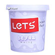 Tek Renk Oyun Hamuru L8340-5 Beyaz Let`s