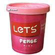 Tek Renk Oyun Hamuru L8340-7 Pembe Let`s