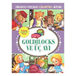 Hikayeli Sticker kartma Kitab Goldilocks ve  Ay ocuk Gezegeni