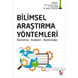 Bilimsel Aratrma Yntemleri Sekin Yaynevi