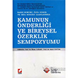 Kamunun nderlii ve Bireysel zerklik Sempozyumu Sekin Yaynevi
