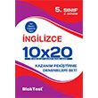 5.Snf 2.Dnem ngilizce 10x20 Kazanm Pekitirme Denemeleri Seti Blok Test Yaynlar