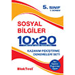 5.Snf 1.Dnem Sosyal Bilgiler 10x20 Kazanm Pekitirme Denemeleri Seti Blok Test Yaynlar