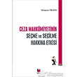 Ceza Mahkumiyetinin Seme ve Seilme Hakkna Etkisi Adalet Yaynevi