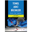 Temel Adli Bilimler Sekin Yaynevi