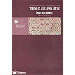 Teolojik-Politik nceleme Trkiye Diyanet Vakf Yaynlar