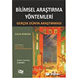Bilimsel Aratrma Yntemleri An Yaynclk