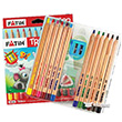 Fatih Triboo Natural Jumbo Kalemtral Kuruboya Kalemi 12 Renk 33426