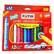 Fatih Ykanabilir Jumbo Keeli Boya Kalemi 12 Renk 34260