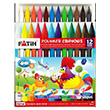 Fatih Polymer Crayon Boya 12 Renk Uzun 50220