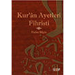 Kuran Ayetleri Fihristi Halim Bilgin Rabet Yaynlar