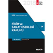 Fikir ve Sanat Eserleri Kanunu Sekin Yaynevi