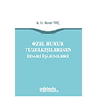 zel Hukuk Tzel Kiilerinin dari lemleri Mehmet nan On ki Levha Yaynlar