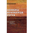 Osmanl Hukukunda Fetva Klasik Yaynlar