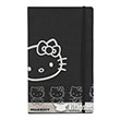 Hello Kitty Defter Siyah 9x14 96 Yaprak Cizgisiz Defter Umur Krtasiye