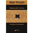 Kendimle Konumalar / Ahlakszlk zerine Bulut Yaynlar