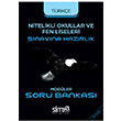 Nitelikli Okullar ve Fen Liseleri Snavna Hazrlk Trke Modler Soru Bankas Simya Dergisi Yaynlar
