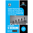 2018 ileri Bakanl Grevde Ykselme ve Unvan Deiiklii ef Tamam zml 5 Deneme Snav Pegem Yaynlar