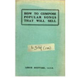 How To Compose Popular Songs That Will Sell Bob Geldof