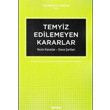 Temyiz Edilemeyen Kararlar Kesin Kararlar Dava artlar Filiz Berberolu Yenipnar Sekin Yaynevi