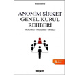 Anonim irket Genel Kurul Rehberi Soner Alta Sekin Yaynclk