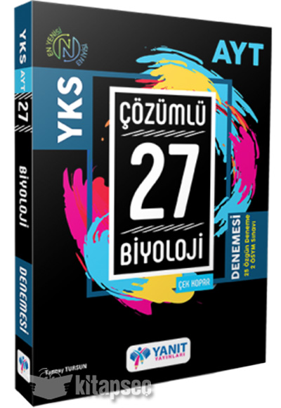 AYT Biyoloji Çözümlü 27 Deneme Yanıt Yayınları | 9786059406529