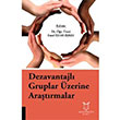 Dezavantajl Gruplar zerine Aratrmalar Akademisyen Kitabevi