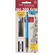 Tombow SH-300 Grip Mekanik Kurşun Kalem 0,7 mm Mavi Okul Seti GR43
