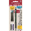 Tombow SH-300 Grip Mekanik Kurşun Kalem 0,7 mm Koyu Yeşil Okul Seti GR64
