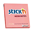 Neon Pembe 100 Yaprak Yapkanl Not Kad 76x76 (21166) Gpta