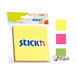 3 Neon Renk 150 Yaprak 76X76 Yapkanl Not Kad Gpta