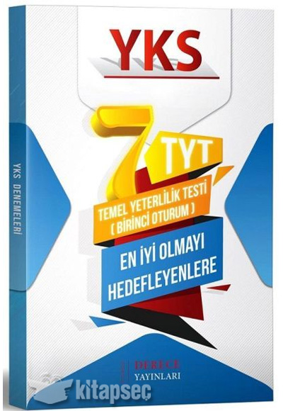 Derece Yayınları TYT 7 Li Deneme ile ilgili görsel sonucu
