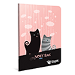 Note Bag Tel Dikili PP Kapak A4 80 Yaprak izgili Defter Gpta