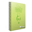 Ubook Spiralli PP Kapak A4 80 Yaprak izgili Defter Gpta