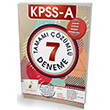 KPSS A Grubu Tamam zml 7 Deneme Pelikan Yaynevi