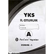 YKS AYT II. Oturum 1. Deneme Snav Fencebir Yaynlar