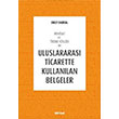 Uluslararas Ticarette Kullanlan Belgeler Sekin Yaynclk