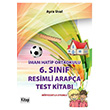 6. Snf mam Hatip Ortaokulu Resimli Arapa Test Kitab Kitap Dnyas