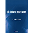 Diferensiyel Denklemler Pegem Yaynlar