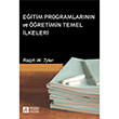 Eitim Programlarnn ve retimin Temel lkeleri Pegem Yaynlar