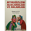 Ataszleri Aklamalar ve Anlamlar Saniye Acun Yaynclk