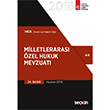 Milletleraras zel Hukuk Mevzuat Sekin Yaynevi