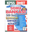 KPSS DHBT Konu Anlatımlı Soru Bankası 500 Soru Tüm Adaylar  İçin Ortak Kitap Burç Yayınevi