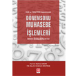Dnemsonu Muhasebe lemleri Mehmet Erkan Ekin Basm Yayn