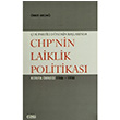 ok Partili Dnemin Balarnda CHPnin Laiklik Politikas mer Akda izgi Kitabevi