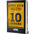 2019 KPSS Genel Yetenek Genel Kltr Tamam zml 10 Fasikl Deneme Yediiklim Yaynlar
