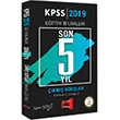 2019 KPSS Eitim Bilimleri Son 5 Yl Tamam zml km Sorular Yarg Yaynlar