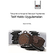 Trkiyede ve Avrupada Televizyon Yaynlarnda Telif Hakk Uygulamalar Murat Soysal Eitim Yaynevi