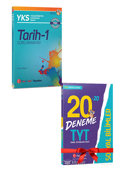 YKS Tarih 1 Soru Bankas ve TYT Sosyal Bilimler 20x20 Deneme Hediyeli  FenCebir Yaynlar
